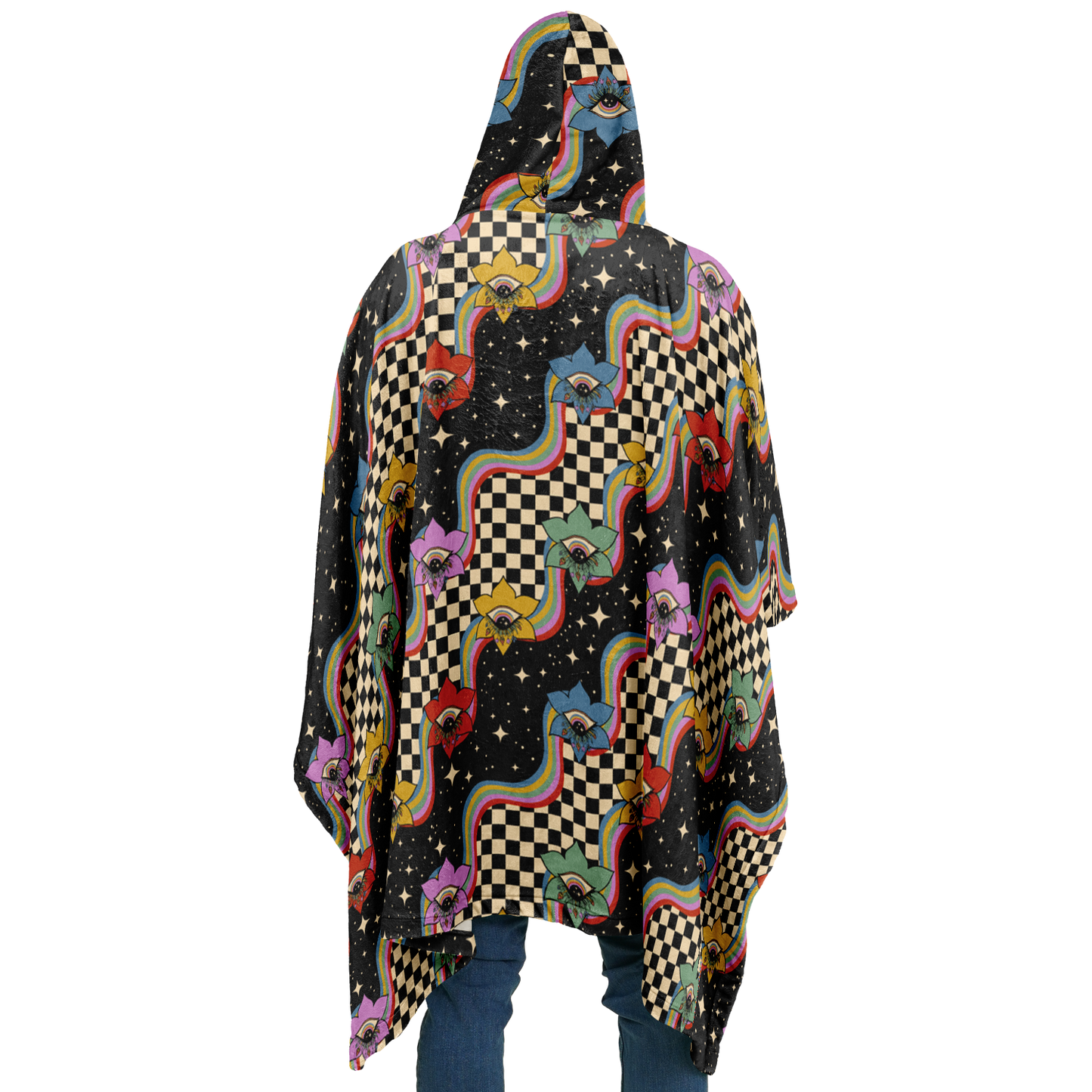 EYE SPY \\ Flannel Blanket Poncho