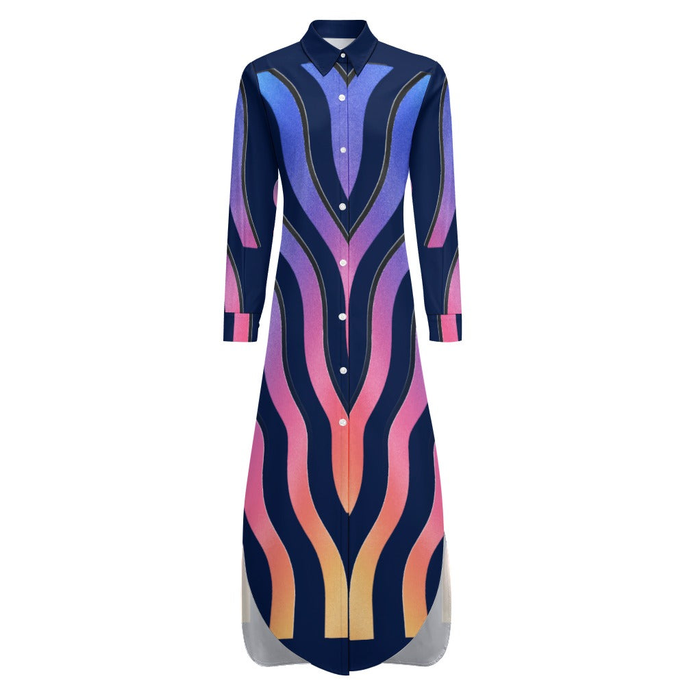 FLOW STATE \\ button-up shirt dress