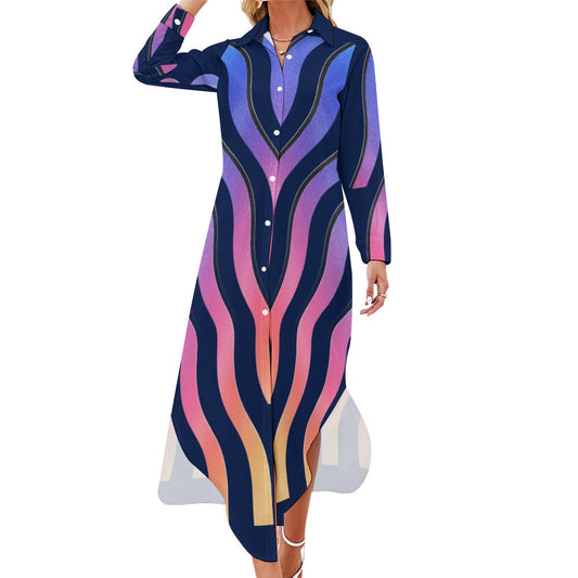 FLOW STATE \\ button-up shirt dress