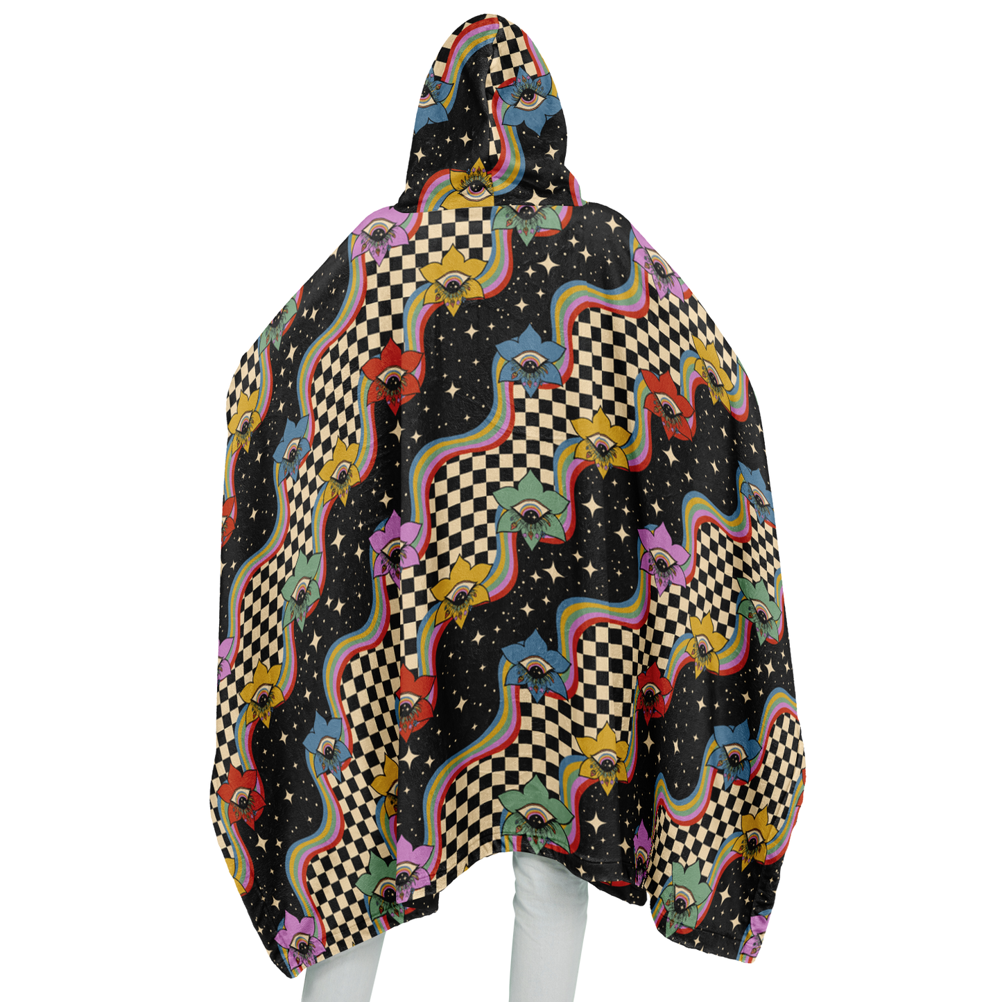 EYE SPY \\ Flannel Blanket Poncho